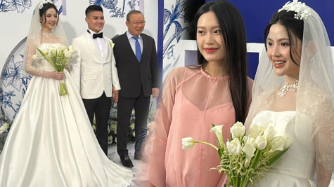 HLV Park Hang Seo và dàn khách mời nổi tiếng dự đám cưới Quang Hải