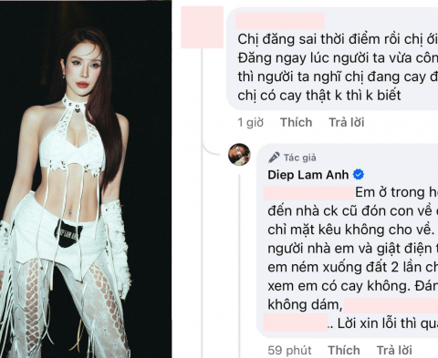 Diệp Lâm Anh lên tiếng trước tin đồn cay cú vì chồng cũ hẹn hò Á hậu