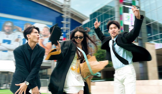 Hoa hậu nhí Ngọc Lan Vy được nam diễn viên đình đám Thái Lan bay sang Mỹ chúc mừng ngày đặc biệt