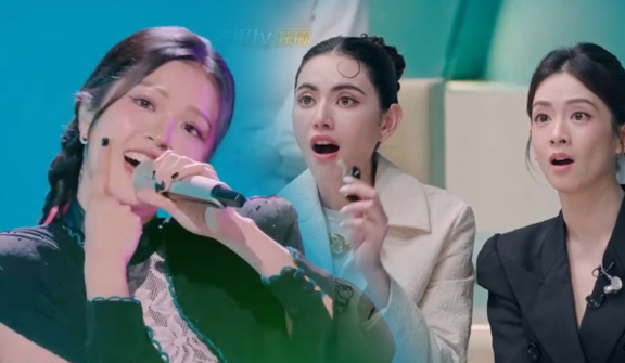 Suni Hạ Linh đu dây trên sân khấu 'Đạp Gió 2024', hát cả tiếng Trung khiến Mai Davika há hốc mồm