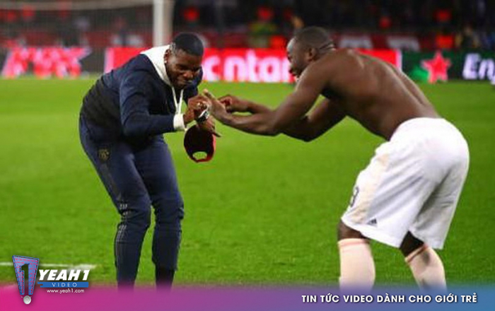 Pogba và Lukaku ăn mừng mỉa mai phóng viên sau trận thắng PSG