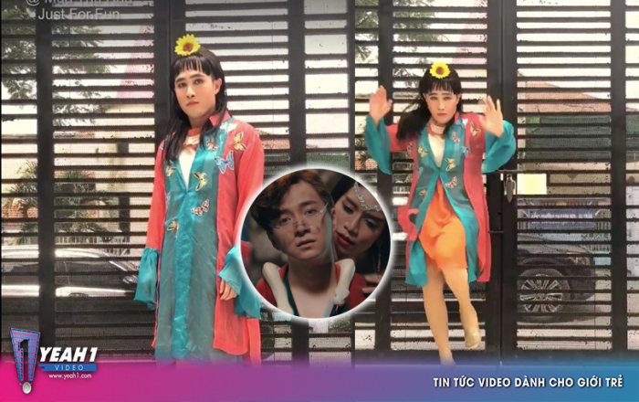 Cười nội thương clip Huỳnh Lập đi guốc, nhảy 'Truyền thái y' của Ngô Kiến Huy đến ngã