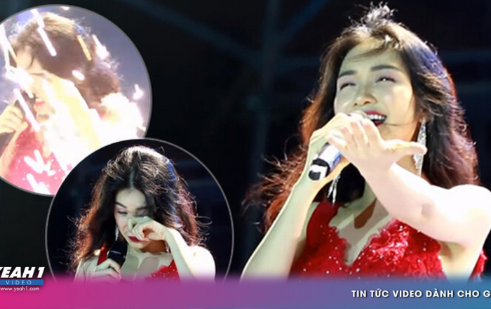 Đang hát bị pháo sáng bắn thẳng vào mắt, Hòa Minzy có pha xử lý chuyên nghiệp gây chú ý