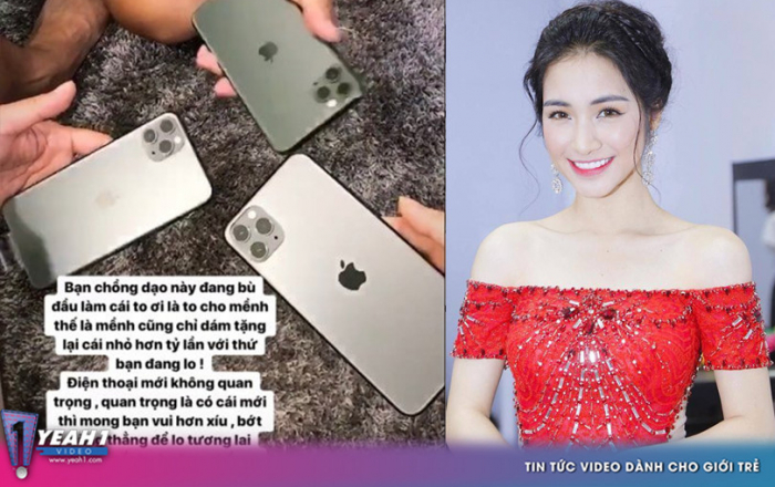 Hậu giải nghệ, Hòa Minzy vung tiền mua iPhone 11 tặng chồng đại gia, đáp trả tin đồn 'ăn bám'
