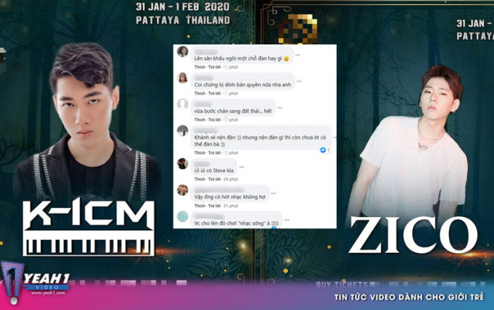 CĐM liên tục phẫn nộ trước thông tin K-ICM biểu diễn cùng rapper số 1 Hàn Quốc - Zico tại Thái Lan