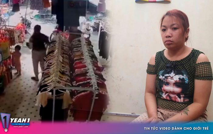 Clip kẻ bắt cóc cháu bé ở Bắc Ninh đưa đi mua quần áo đổi nhận dạng
