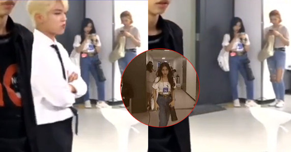 Cận cảnh Hòa Minzy giả làm nhân viên hậu trường để 'đột nhập' vào phòng chờ của BTS