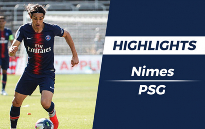 Highlights Nimes - PSG: Di Maria ghi bàn từ phạt góc
