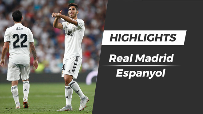 Highlights Real Madrid - Espanyol: Asensio tỏa sáng