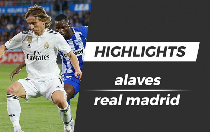 Highlights thất bại phút 90+5 của Real Madrid trước Alaves