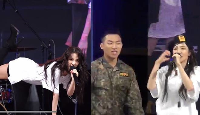 Daesung biểu diễn cùng Sandara Park ( 2NE1 ) tại lễ hội Igija