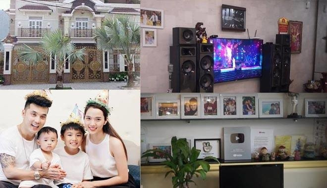 Cận cảnh ngôi nhà 4 tầng khang trang siêu tiện nghi của Ưng Hoàng Phúc và vợ siêu mẫu Kim Cương