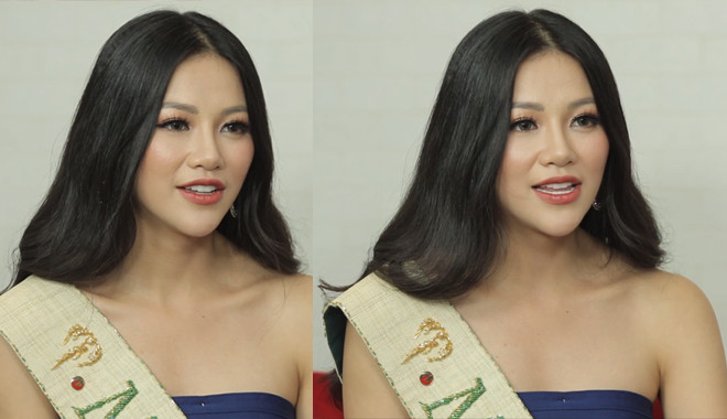 Phương Khánh hát tiếng Anh và thể hiện lại phần hát cải lương tại Miss Earth