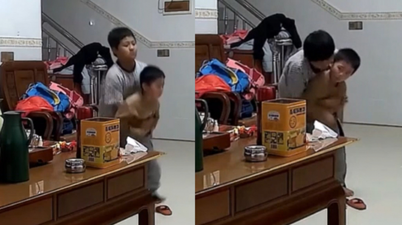 Cậu bé 11 tuổi cứu sống em trai bằng động tác Heimlich