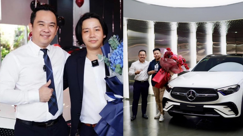 Vừa về nước, Khoa Pug đã thực hiện lời hứa 2 năm trước, chốt ngay siêu phẩm Mercedes-Benz GLC 300