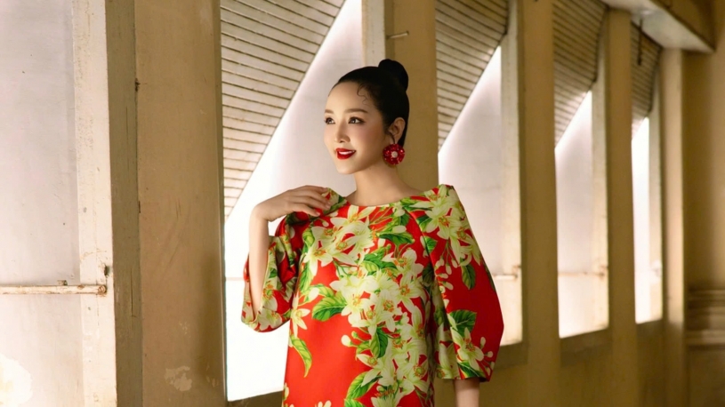 VUNGOC&SON & Hoa hậu Giáng My: Khi mùa xuân Việt Nam được kể bằng ngôn ngữ thời trang đương đại