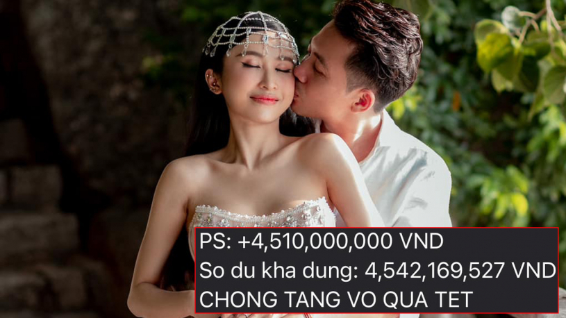 Đại gia Minh Nhựa tặng quà Tết cho vợ 'sương sương' hơn 4,5 tỷ đồng, nhìn số dư tài khoản mà 'hoa mắt'
