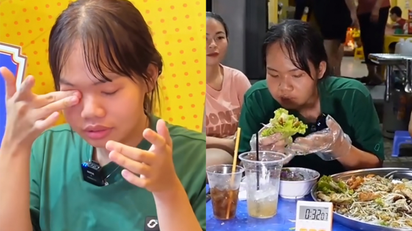 Bé Mai thử thách ăn đồ 'siêu khổng lồ' nhận cái kết đắng sau thời gian dài kiếm tiền triệu