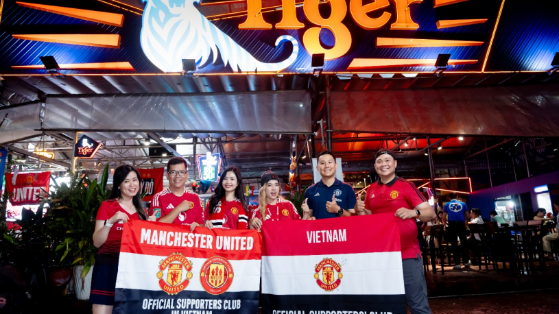 Tiger - Bia chính thức của Câu lạc bộ Bóng đá Manchester United