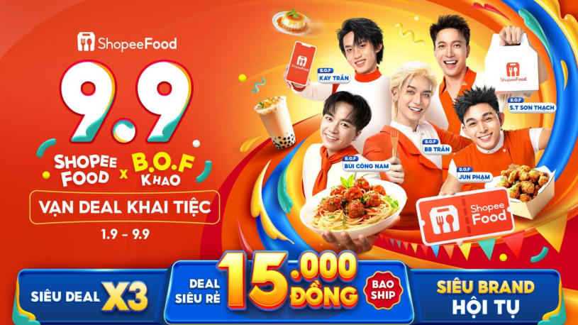 Nạp năng lượng cho năm học mới cùng loạt deal ShopeeFood 9.9