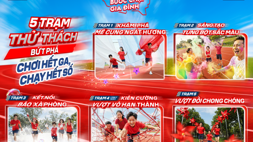 Những trải nghiệm bứt phá nào đang chờ đón chân chạy tại Liên Minh Bước Chạy Gia Đình 2025?