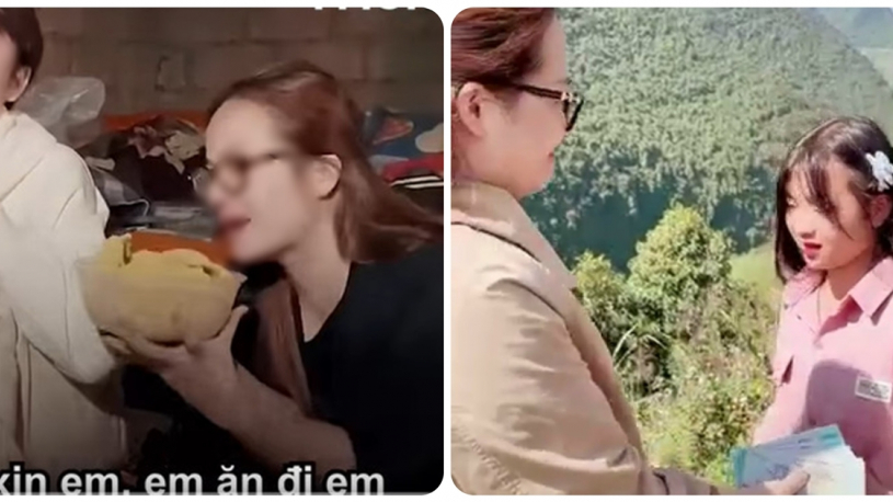 Hot TikToker giúp đỡ Phúng Phính gây tranh cãi vì gọi món ăn đặc sản Việt Nam là 'cám lợn'