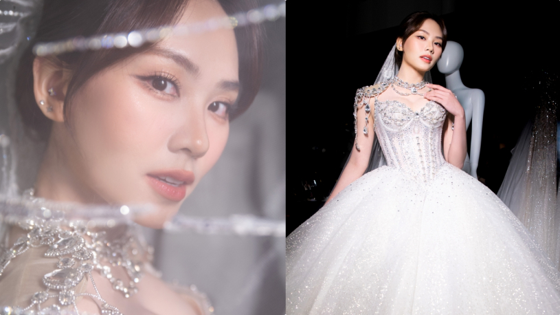 Miss World tiếp tục dời lịch, Hoa hậu Mai Phương bỗng tung loạt ảnh diện váy cưới đẹp như mơ