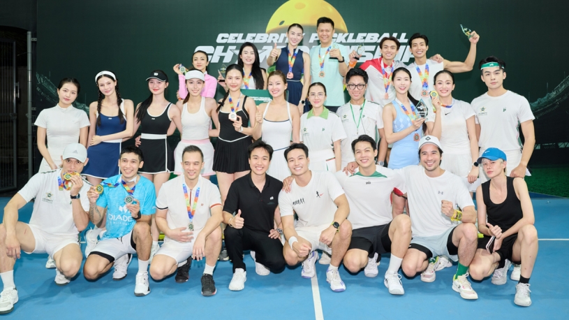 Cựu thành viên 365- Tronie Ngô lên ngôi vô địch tại Celebrity Pickleball Championship