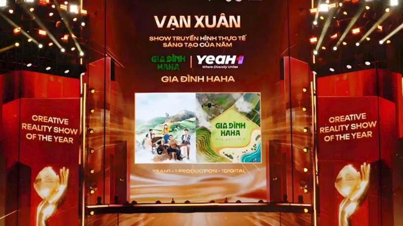 “Gia Đình Haha” được vinh danh “Show truyền hình thực tế sáng tạo của năm”: Giá trị nguyên bản chạm đến trái tim khán giả