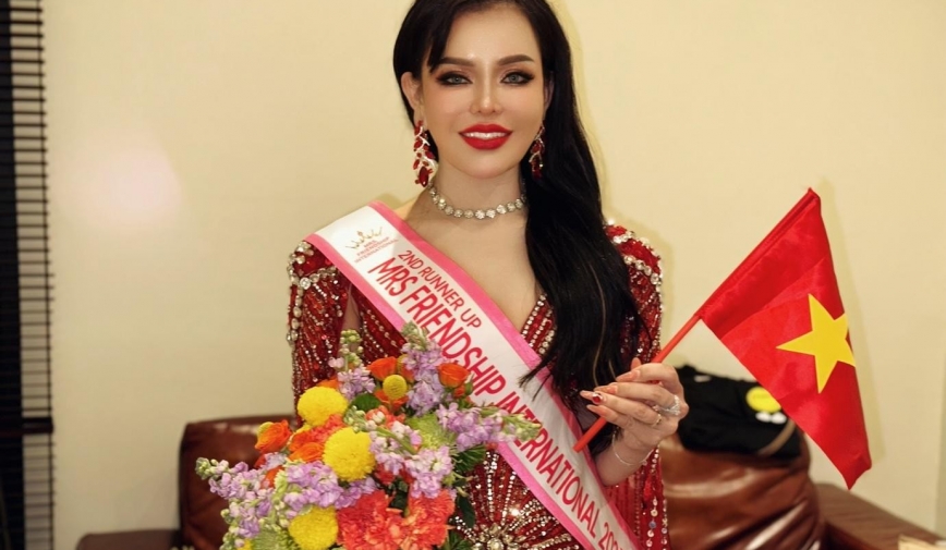 Thi đấu trên đất Thái, nữ doanh nhân Việt vào top 3 Mrs Friendship International 2025