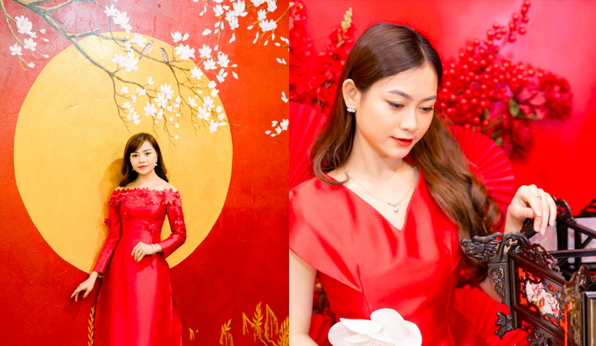 NTK Nhung Cao và bộ sưu tập áo dài “Những cánh hoa xuân” khiến hội chị em mê mẩn