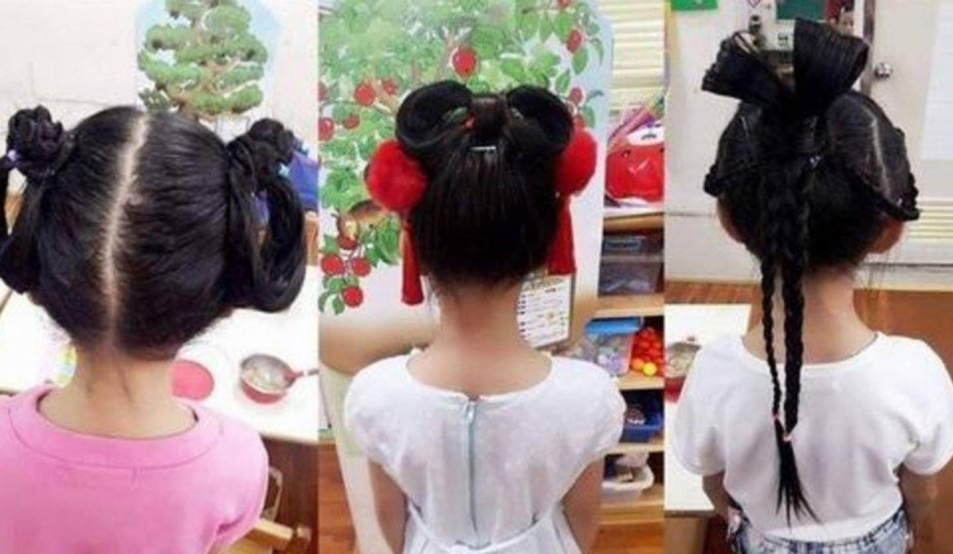 Con gái ngày nào cũng được cô giáo tết tóc đẹp, nhìn kỹ mẹ bé lập tức lao thẳng đến trường nói chuyện