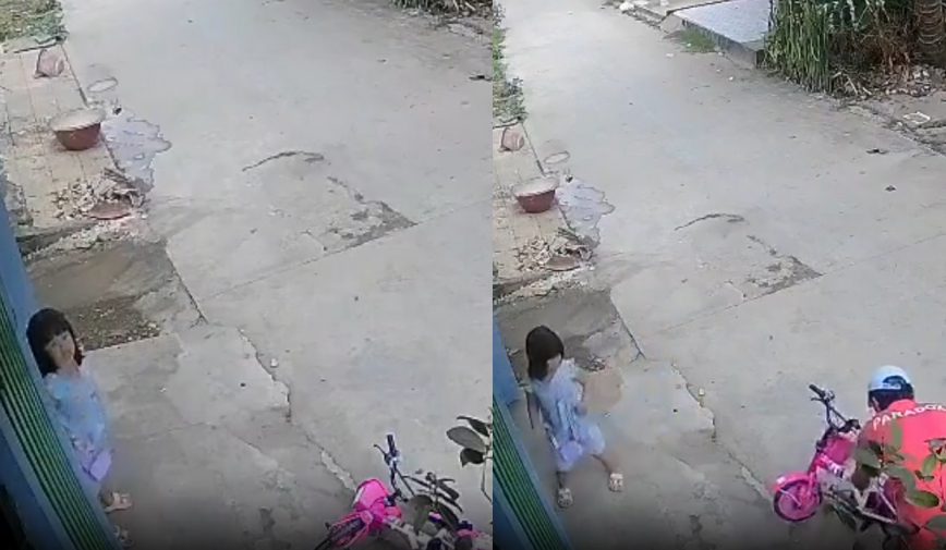 Dựng xe không cẩn thận nên ngã, bé gái bắt đền ông chú: Không có camera thì nỗi oan này làm sao rửa hết