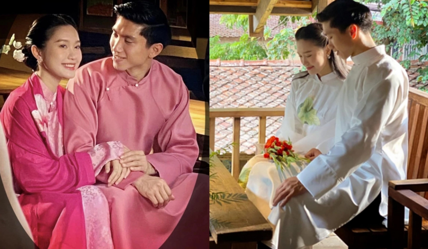 Hé lộ bộ ảnh cưới của Đoàn Văn Hậu - Doãn Hải My: Chàng đẹp trai phong độ, nàng như tiểu thư khuê các