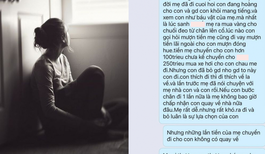 Xôn xao loạt tin nhắn mẹ chồng hăm dọa con dâu vì “bóc phốt” chồng ngoại tình trên MXH