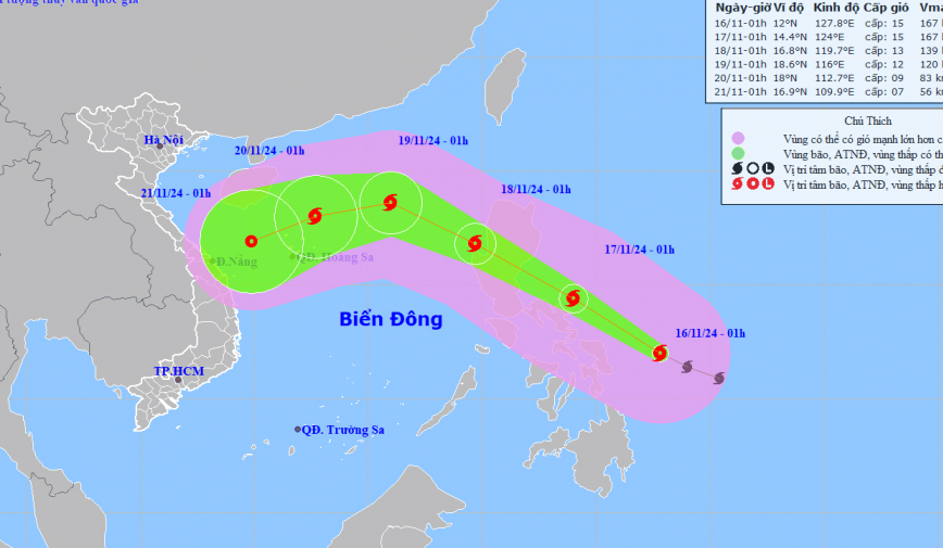 Dự báo bất ngờ về hướng đi của hai cơn bão gần Biển Đông
