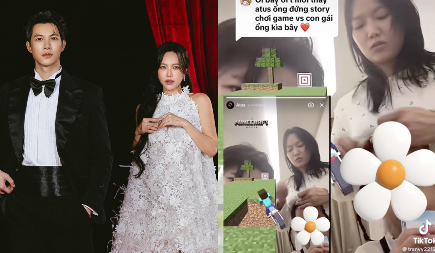 Anh Tú “trượt tay” để lộ hình ảnh Diệu Nhi bên 1 bé gái, netizen nghi vấn con gái đầu lòng của cặp đôi