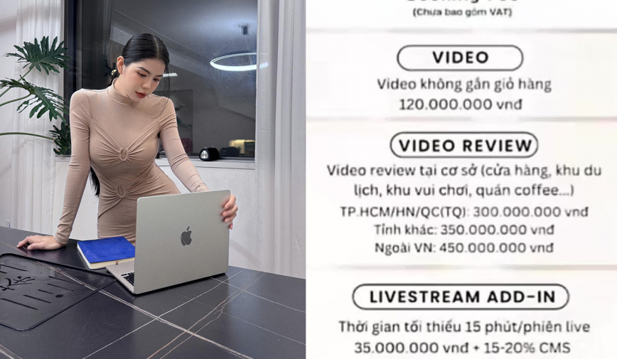 Xôn xao bảng giá booking của Hằng Du Mục ở thời đỉnh cao: 350 triệu đồng cho 3 giờ livestream?