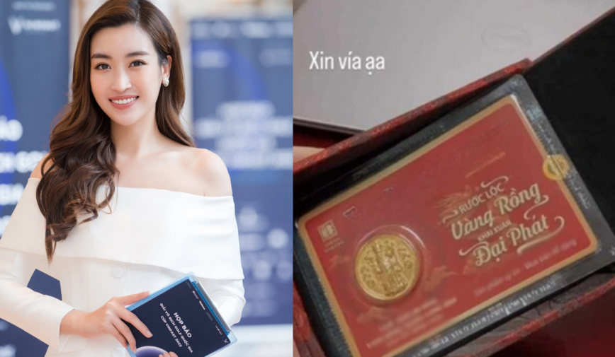 Sau 2 tháng mua vàng, dân tình “chóng mặt” với số lãi Hoa hậu Đỗ Mỹ Linh có được