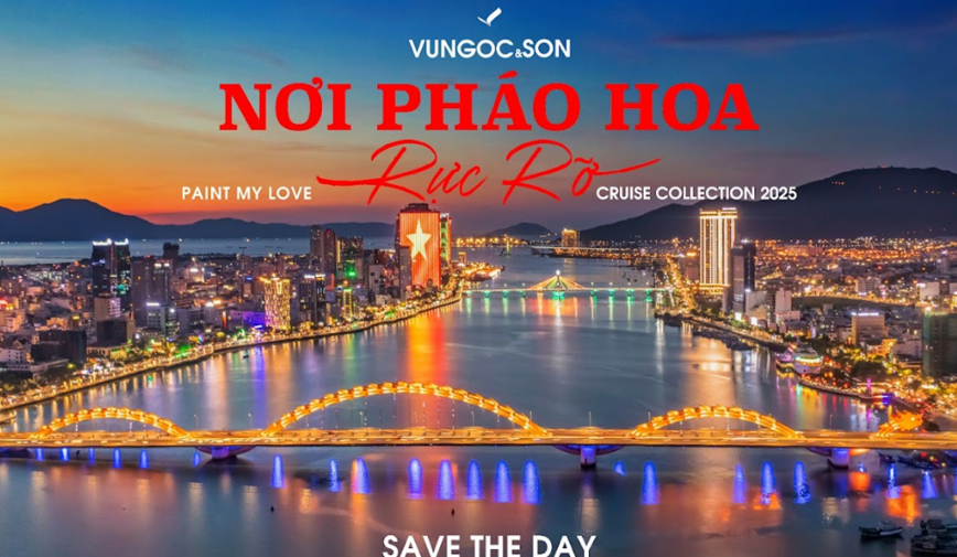 VUNGOC&SON biến cảng sông Hàn thành sàn runway