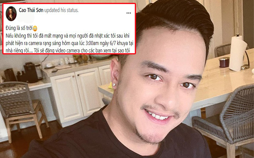 Cao Thái Sơn tiết lộ vừa “thoát chết”, sẽ đăng clip về vụ việc khiến netizen hoang mang