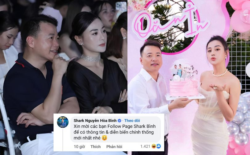 Không chỉ công khai hẹn hò cùng Phương Oanh, Shark Bình còn nhắc CĐM vào trang cá nhân để cập nhật nhanh tình hình