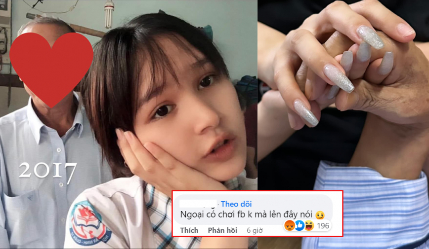 Đăng bài tiếc thương ông ngoại, Xoài Non đáp trả cực gắt bình luận kém duyên