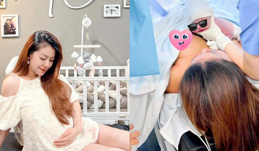 Ca sĩ Mia thông báo hạ sinh con gái đầu lòng sau 4 năm kết hôn
