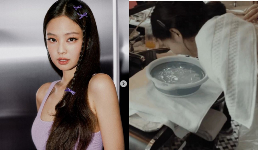 Jennie (BLACKPINK) giữ da săn chắc, giảm phù nề nhờ chậu nước đá lạnh