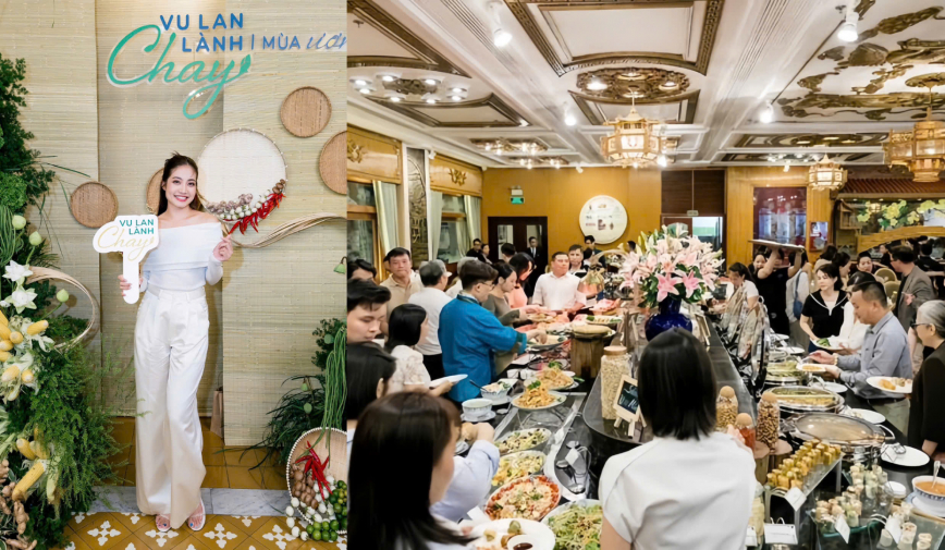 Người đẹp Biển Ninh Hoàng Ngân chia sẻ công dụng của việc ăn chay trước thềm Vu lan
