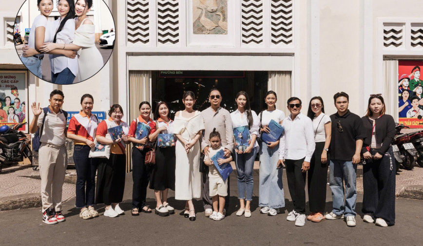 NTK Võ Việt Chung và dàn Hoa – Á hậu Hoa hậu Đại dương Việt Nam lan tỏa lối sống xanh tại chợ Bến Thành