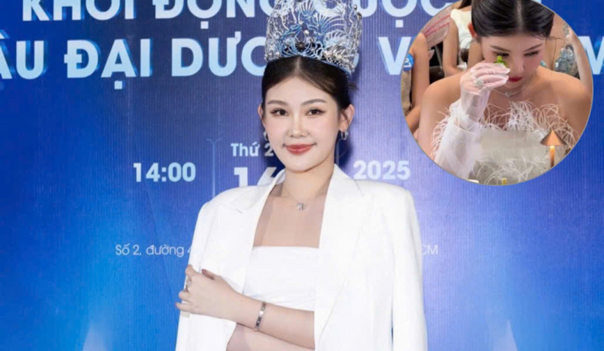 Hơn 1 triệu người phải xem lại lần 2 khoảnh khắc nhỏ mắt của Hoa hậu Đại dương vì thấy sai sai