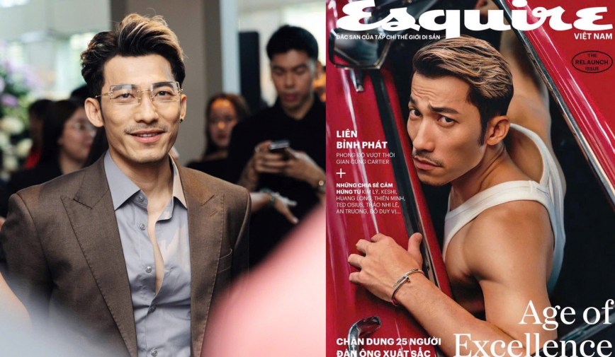 Liên Bỉnh Phát đón tin vui đặc biệt khi trở thành gương mặt mở màn cho Esquire Việt Nam