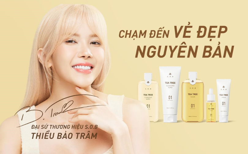 Thiều Bảo Trâm chính thức trở thành Đại sứ thương hiệu S.O.B